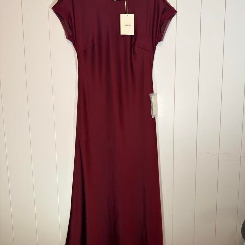 Bohme Brand New Burgundy Dress, Size L